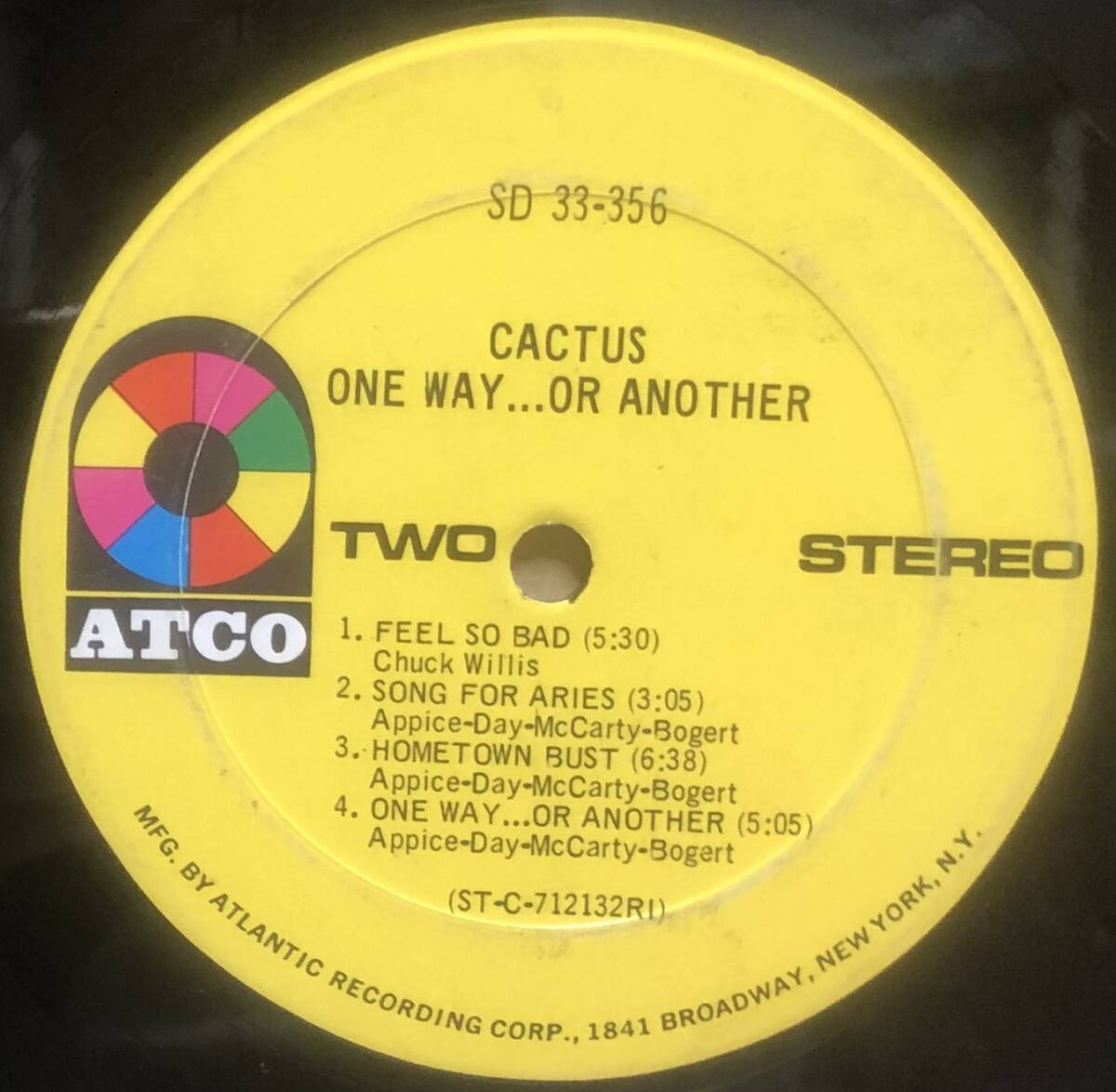 USハード USオリジナル盤 Cactus / One Way.. Or Anotherの画像5