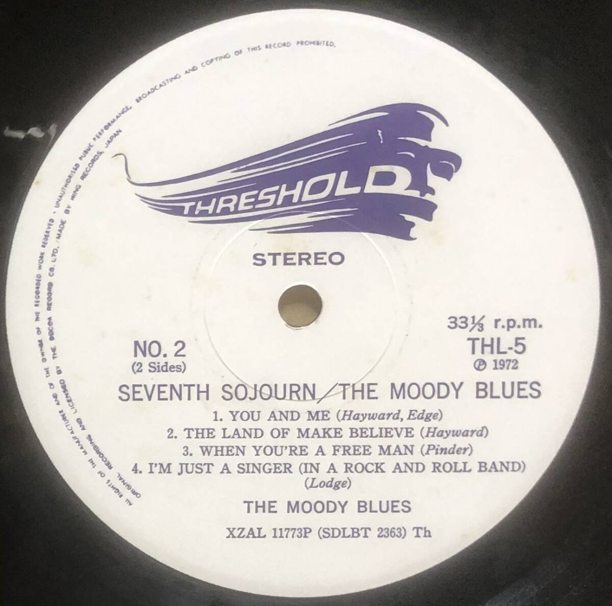 UKプログレ 国内オリジナル盤 Moody Blues / Seventh Sojournの画像5