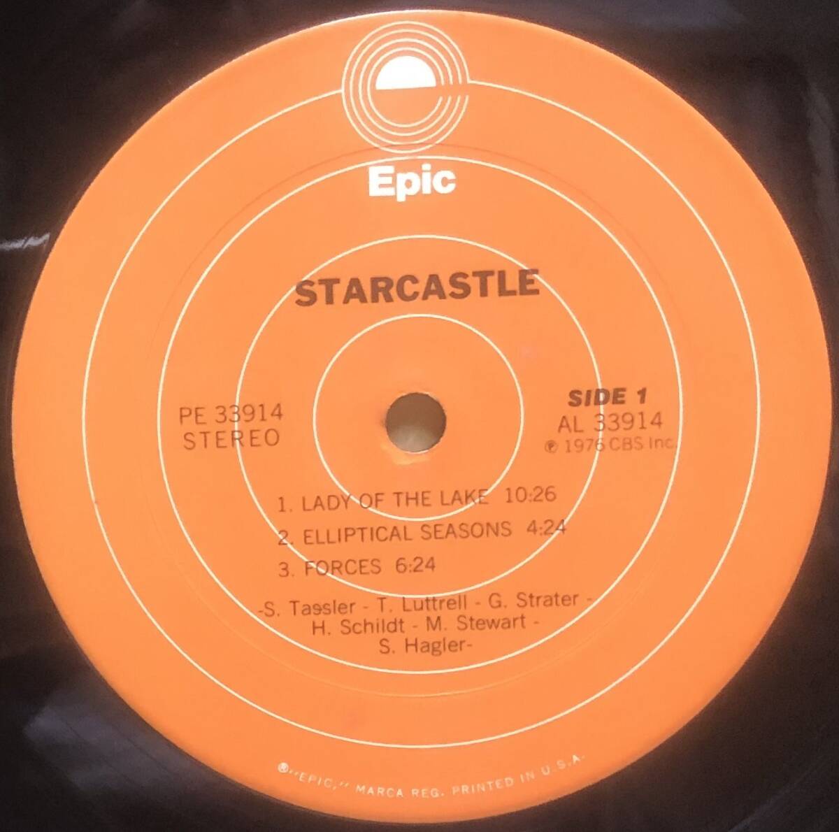 USプログレ　当時国内未発売　USオリジナル盤　Starcastle / same　　TML刻印あり_画像4