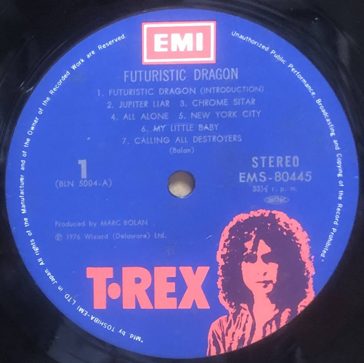 メロトロン使用 UKグラムロック名作 国内オリジナル盤 T. Rex / Futuristic Dragonの画像3