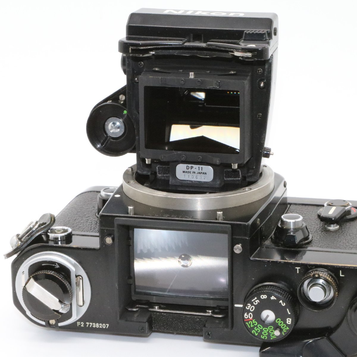 良品 実写テスト済 Nikon F2 フォトミックA DP-11 ブラック 773万台 一眼レフフィルムカメラ Nikkor Ai改 NIKKOR-S 35mm f2.8 広角 マニュの画像9