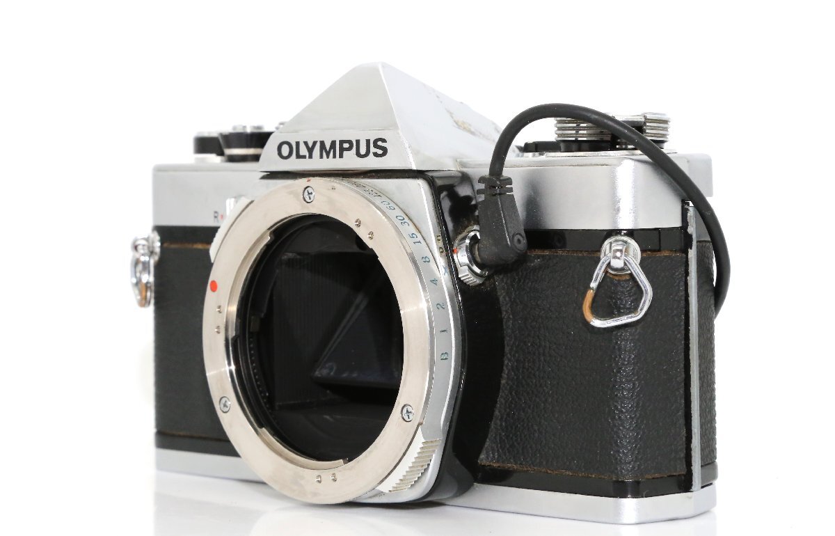 並品 OLYMPUS OM-1 シルバー 一眼レフフィルムカメラ_画像2