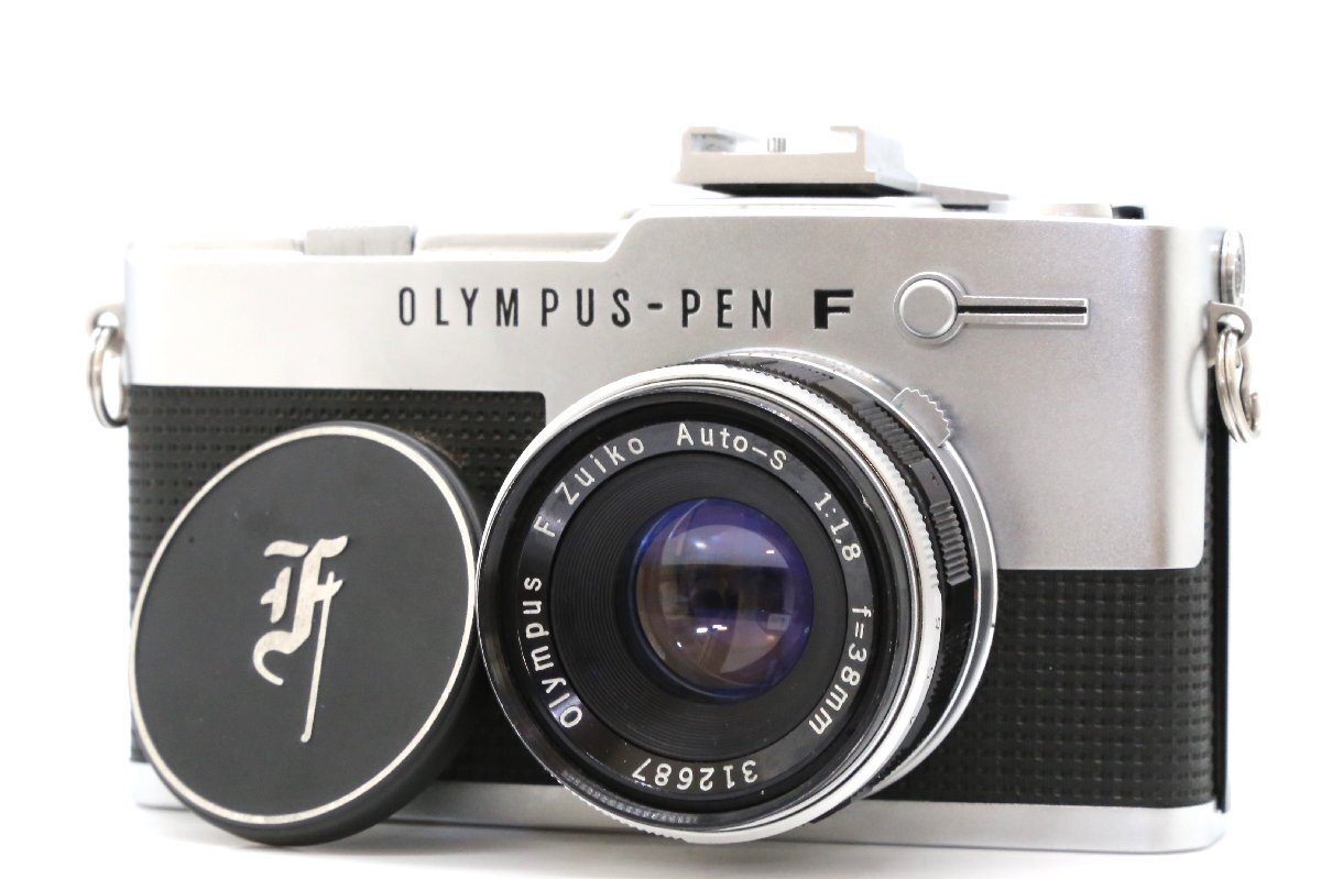 良品 OLYMPUS PEN-FT 一眼レフイルムカメラ F.ZUIKO Auto-S 38mm f1.8 TTLナンバー付き 標準 単焦点 マニュアル オールドレンズ