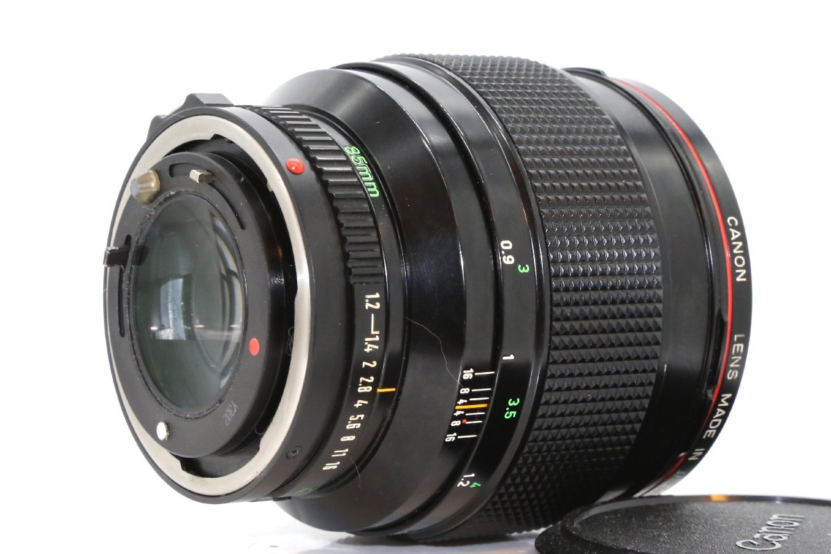 Canon New FD NFD 85mm f1.2 L 赤鉢巻き ポートレート 単焦点 プライム マニュアル オールドレンズの画像4