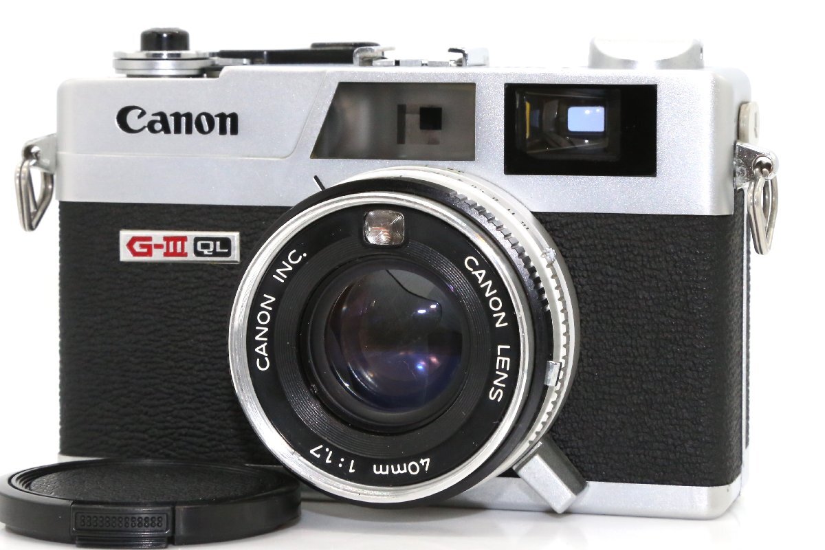 良品 Canon Canonet QL17 G-Ⅲ G3 40mm f1.7 レンジファインダー コンパクトフィルムカメラ 842300の画像1