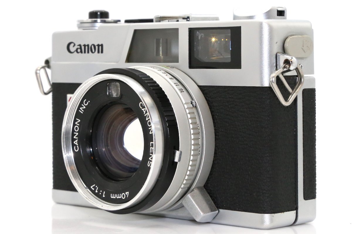 良品 Canon Canonet QL17 G-Ⅲ G3 40mm f1.7 レンジファインダー コンパクトフィルムカメラ 842300の画像2