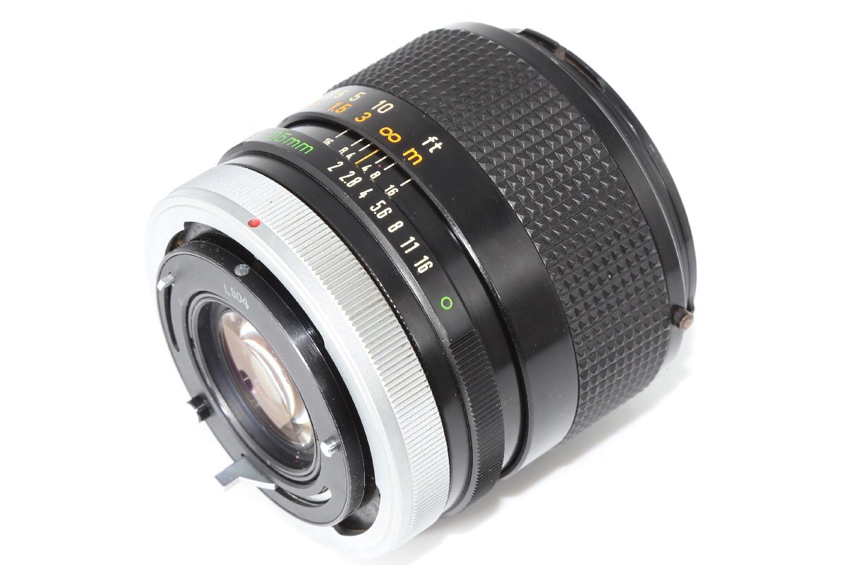 良品 レア Canon FD 35mm f2 S.S.C. SSC (I) I型 前群凹レンズ系 絞り16 ”〇” 広角 単焦点 マニュアル オールドレンズの画像9