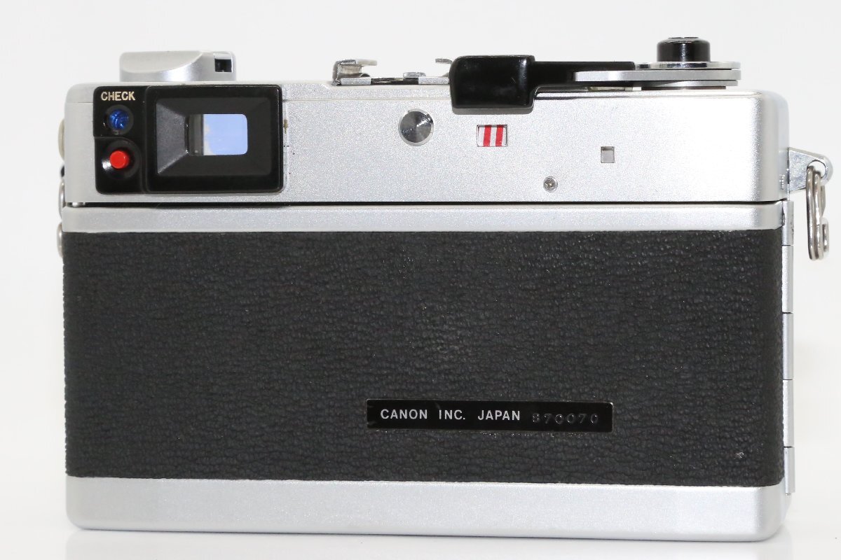 良品 Canon Canonet QL17 G-Ⅲ G3 40mm f1.7 レンジファインダー コンパクトフィルムカメラ B70070_画像4