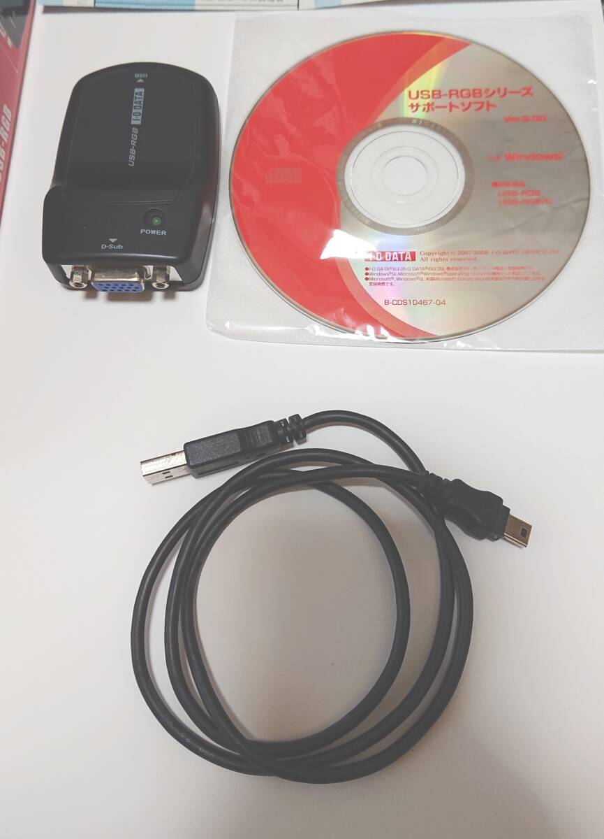 【中古品】I・O DATA USB接続 外付けグラフィックアダプター USB-RGBの画像2