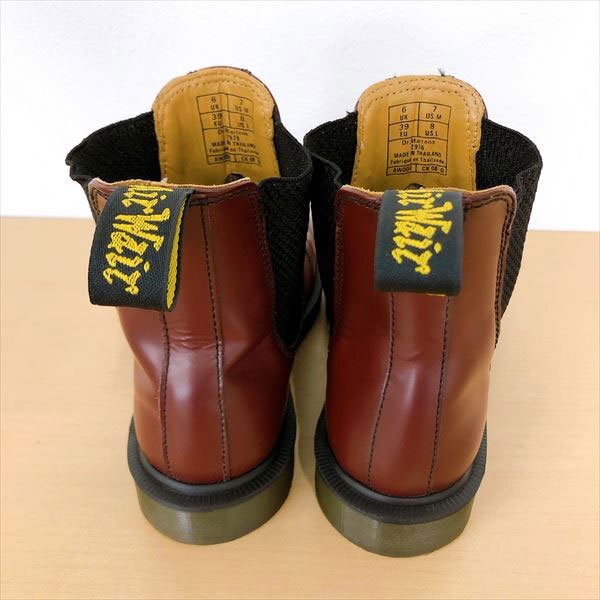 387*Dr.Martens AirWair ドクターマーチン AW004 2976 チェルシーブーツ サイドゴア UK6 約25cm相当 ボルドー