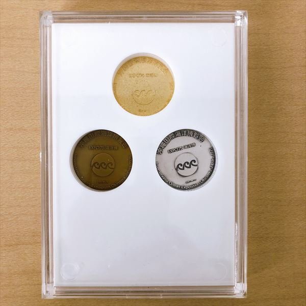 145*EXPO’75 沖縄国際海洋博覧会協賛メダル 金・銀・銅 メダルセット 6セットの画像6
