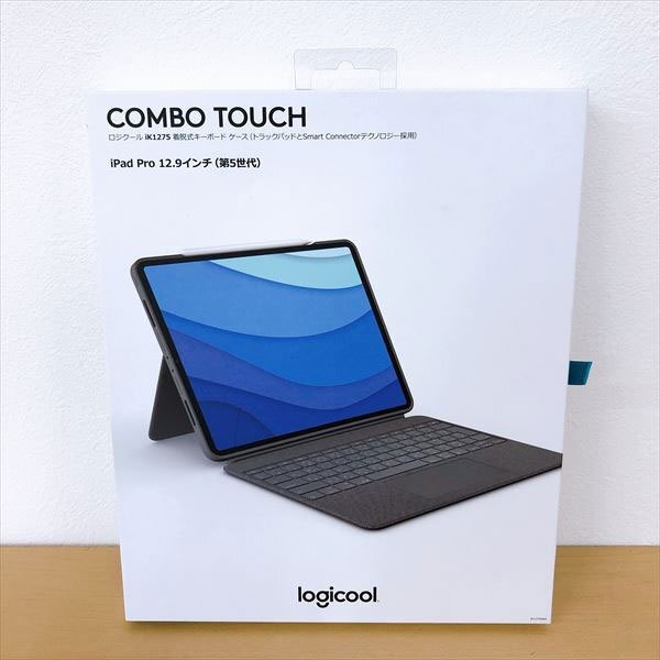 542*logicool ロジクール COMBO TOUCH iK1275 脱着式キーボード ケース iPad Pro 12.9インチ(第5世代)対応 グレー 【未使用品】の画像7