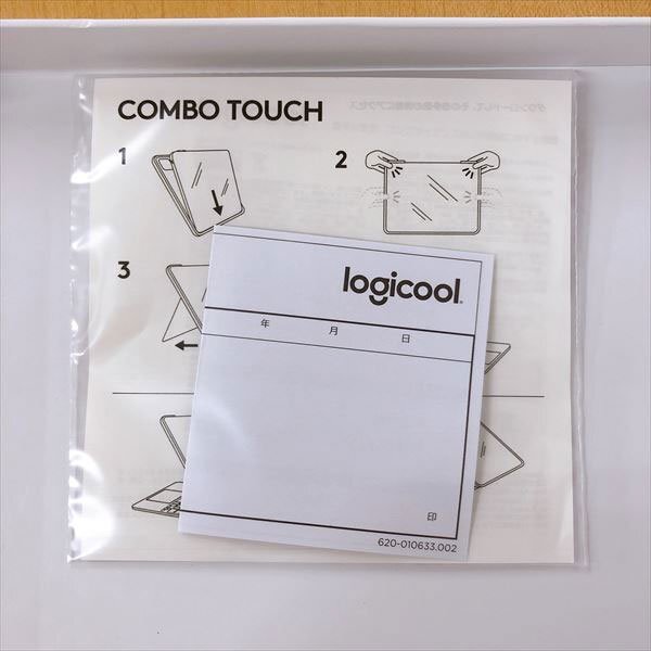 542*logicool ロジクール COMBO TOUCH iK1275 脱着式キーボード ケース iPad Pro 12.9インチ(第5世代)対応 グレー 【未使用品】の画像6