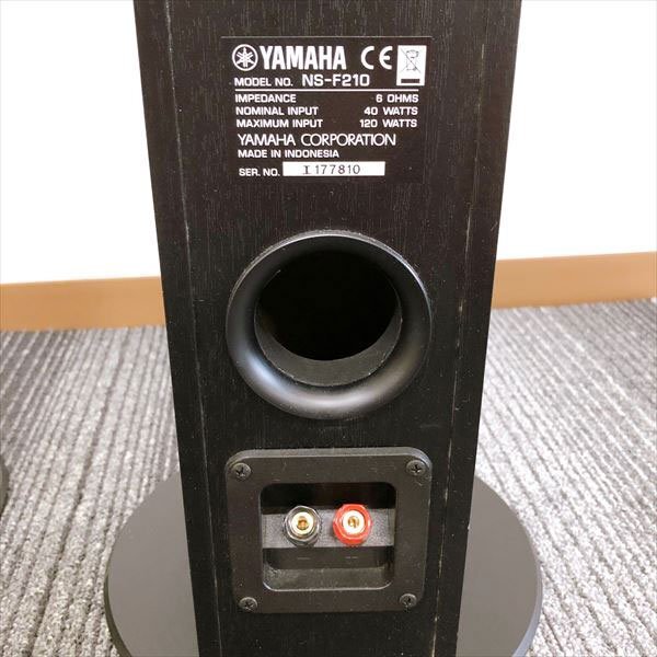 359*YAMAHA NS-F210 6Ω40W スピーカー ブラック 【美品】