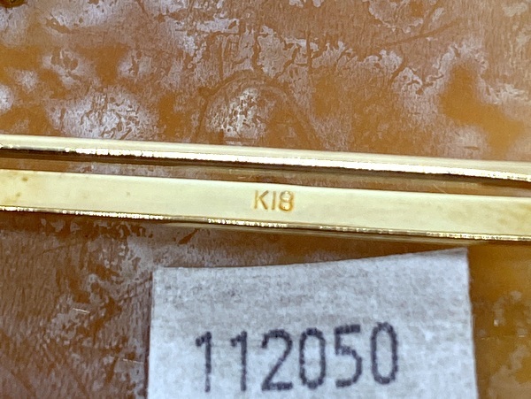 【即決】 K18 カメオ ブローチ ペンダントトップ シェルカメオ 貝 約5.85×4.45㎝ 女性 花 鳥 ゴールド 12.8ｇ の画像7