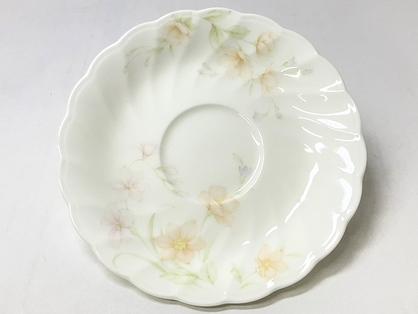 【★即決★】Noritake ノリタケ Bone China ボーンチャイナ カップ & ソーサー 6客 花柄 フラワー_画像6