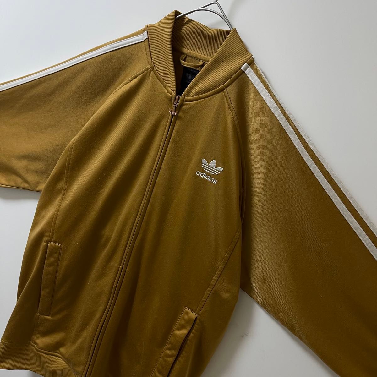 90s 2XL】アディダス刺繍トラックジャケット古着ジャージトップ 90s 2XL】アディダス刺繍トラックジャケット古着ジャージトップ