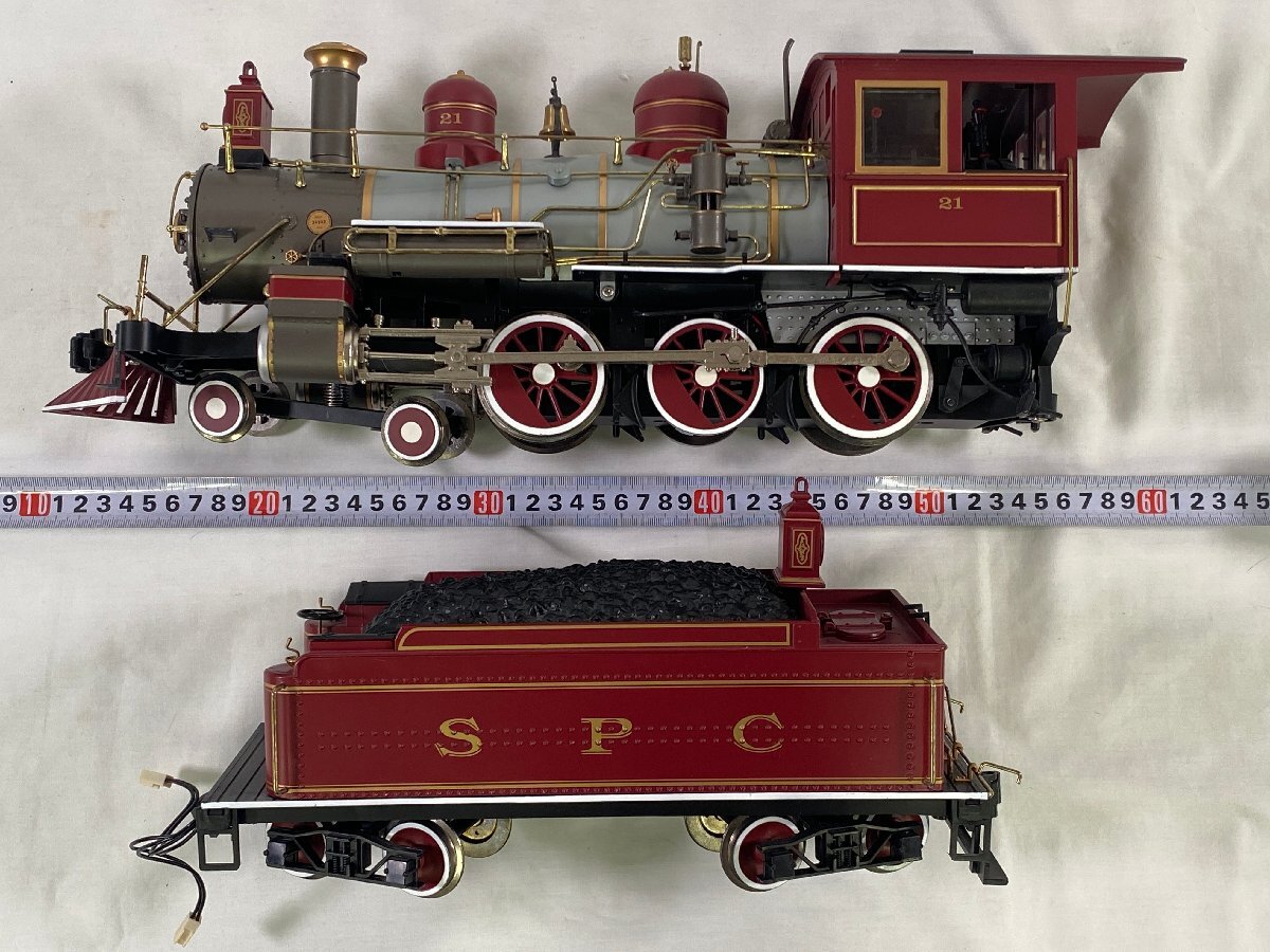 9-121■Gゲージ Bachmann 4-6-0 South Pacific Coast 蒸気機関車 箱無し 外国車両 バックマン 同梱不可 鉄道模型(aca)_画像3