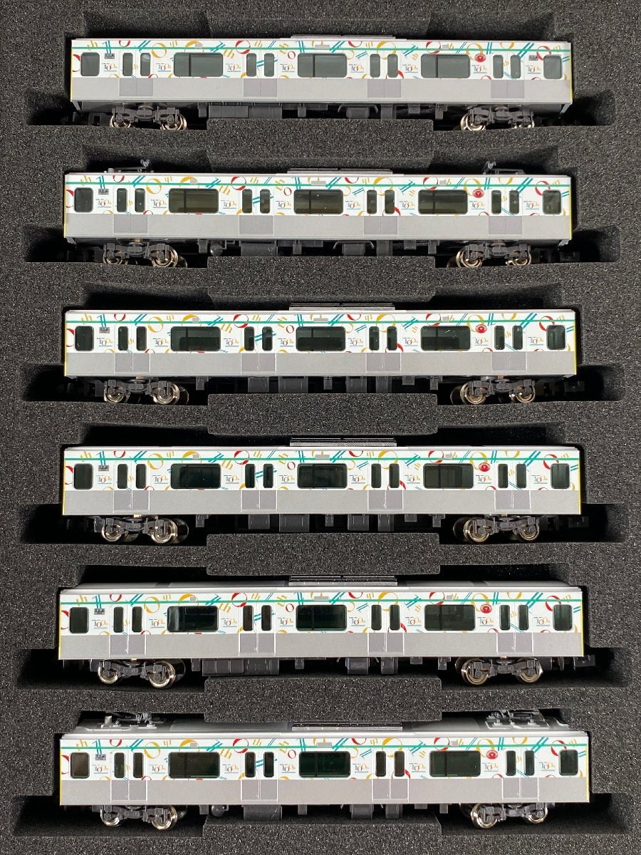 7-21＊Nゲージ GREENMAX 50730 東急電鉄2020系 (東急グループ創立100周年記念トレイン) 増結用中間車6両セット 鉄道模型(ajt)の画像2