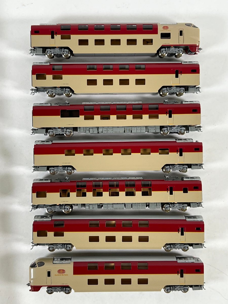 9-107* N gauge KATO 10-1565 285 series 3000 number pcs Sunrise Express ( Pantah graph extension compilation .) 7 both set Kato railroad model (asc)