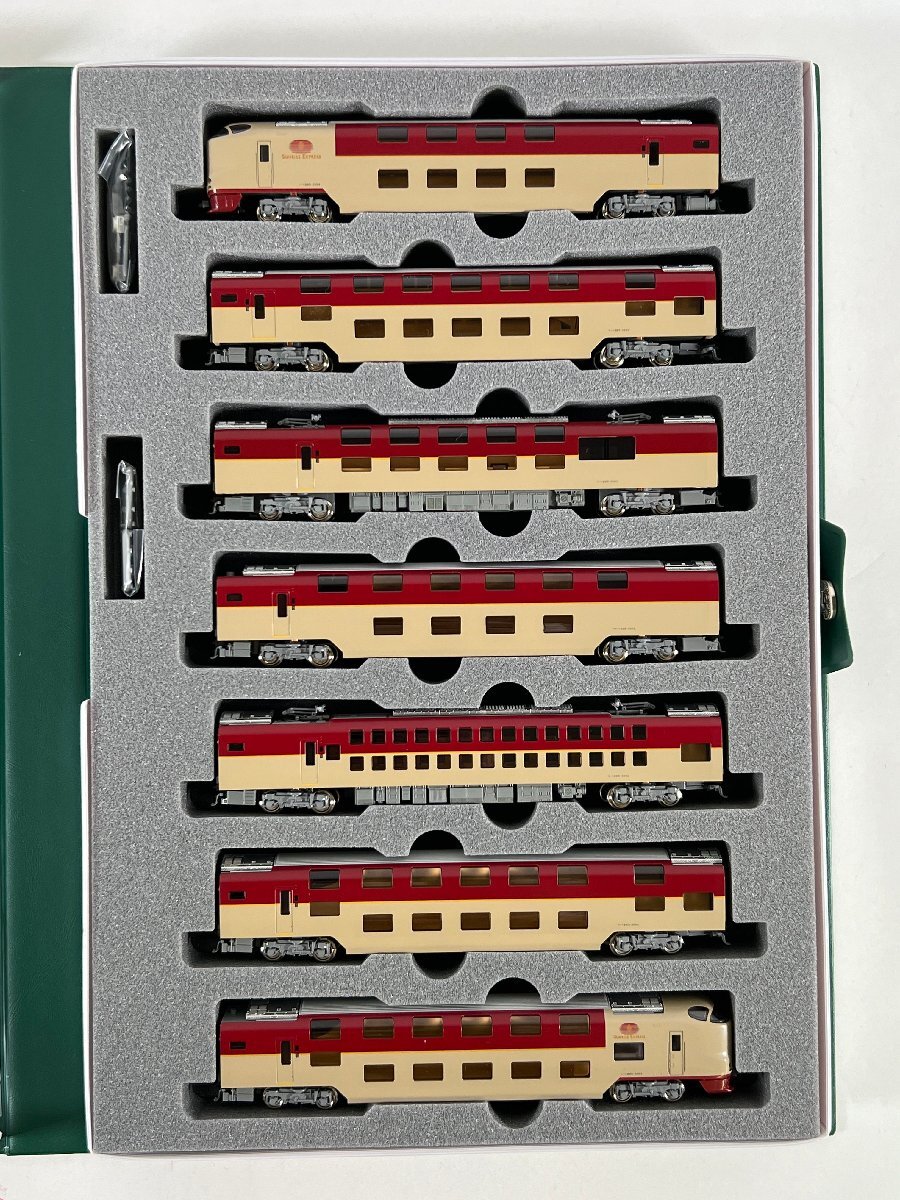 9-107* N gauge KATO 10-1565 285 series 3000 number pcs Sunrise Express ( Pantah graph extension compilation .) 7 both set Kato railroad model (asc)