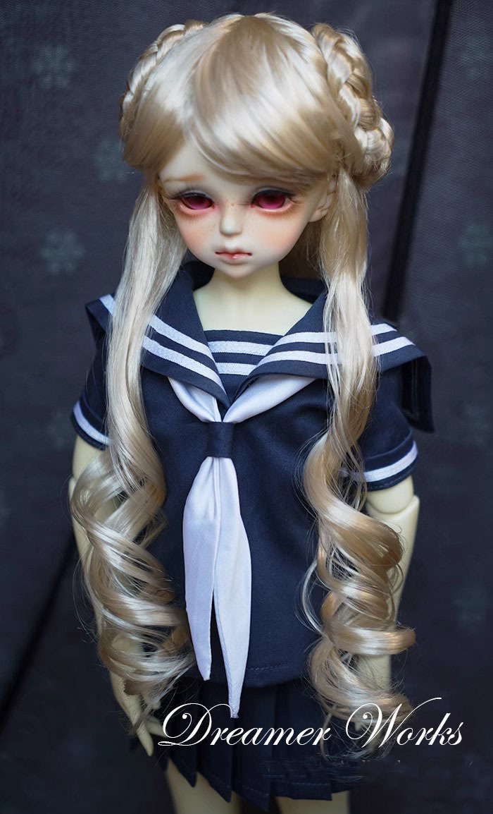 MDD.MSD.SD.DD.幼SD お洋服 セーラー服 制服 球体関節人形用衣装 ドール服 ドルフィードリーム おもちゃ ワンピース 人形24wy007_画像5