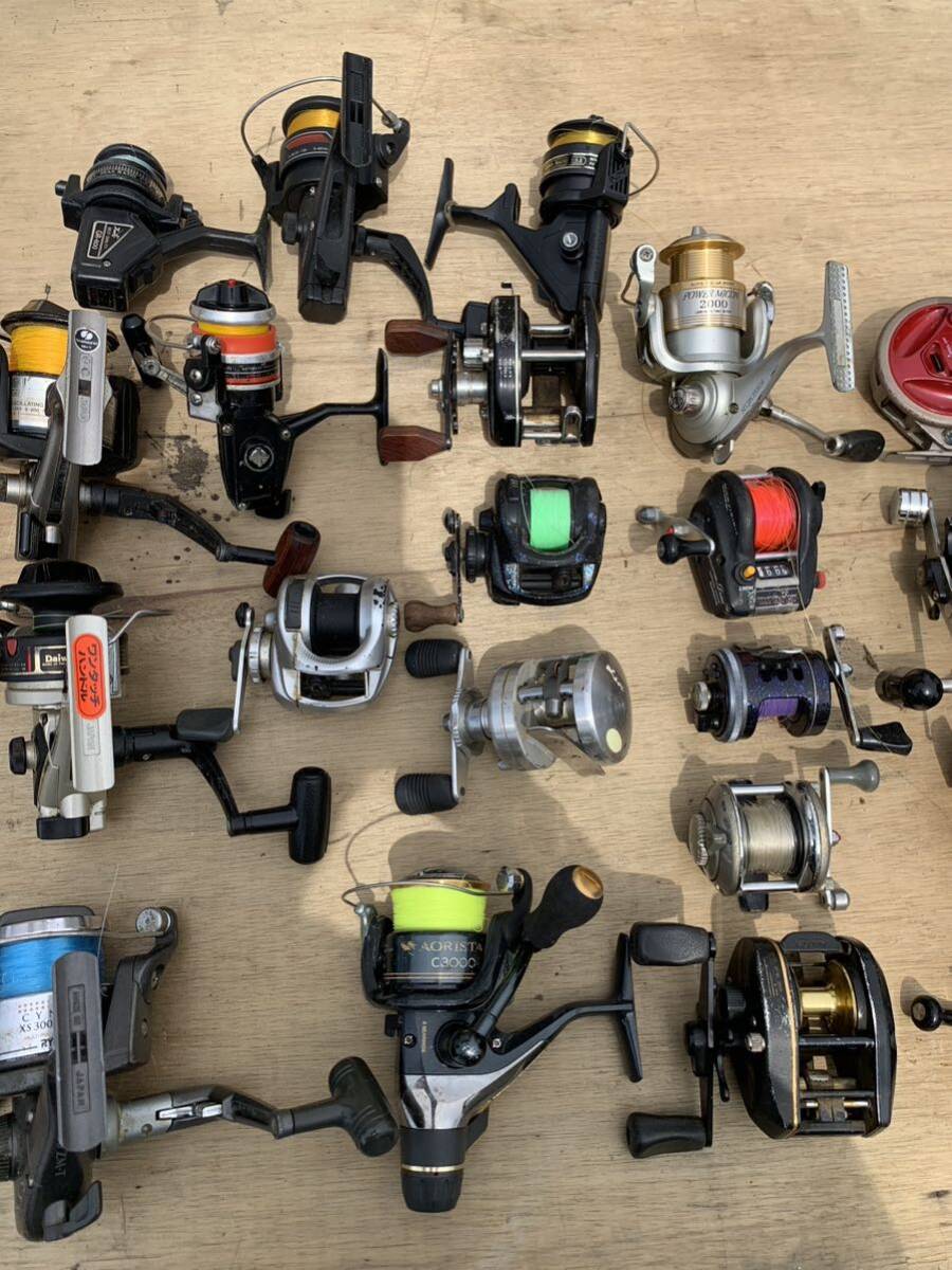 ビンテージリール まとめ売り 激安1円スタート 売り切りです ダイワ SHIMANO DAIWA リール RYOBI フィッシング 全て発送しますの画像4