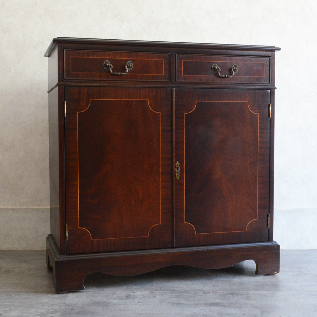 [ maintenance settled ] England Classic mahogany cabinet key attaching sideboard antique furniture .. attaching in Ray .. elegant 