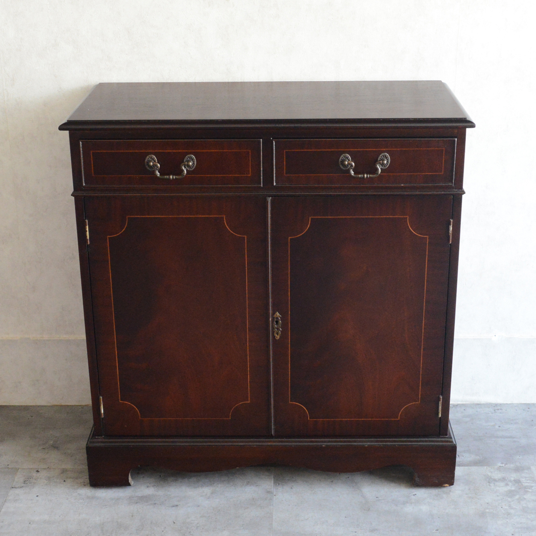 [ maintenance settled ] England Classic mahogany cabinet key attaching sideboard antique furniture .. attaching in Ray .. elegant 