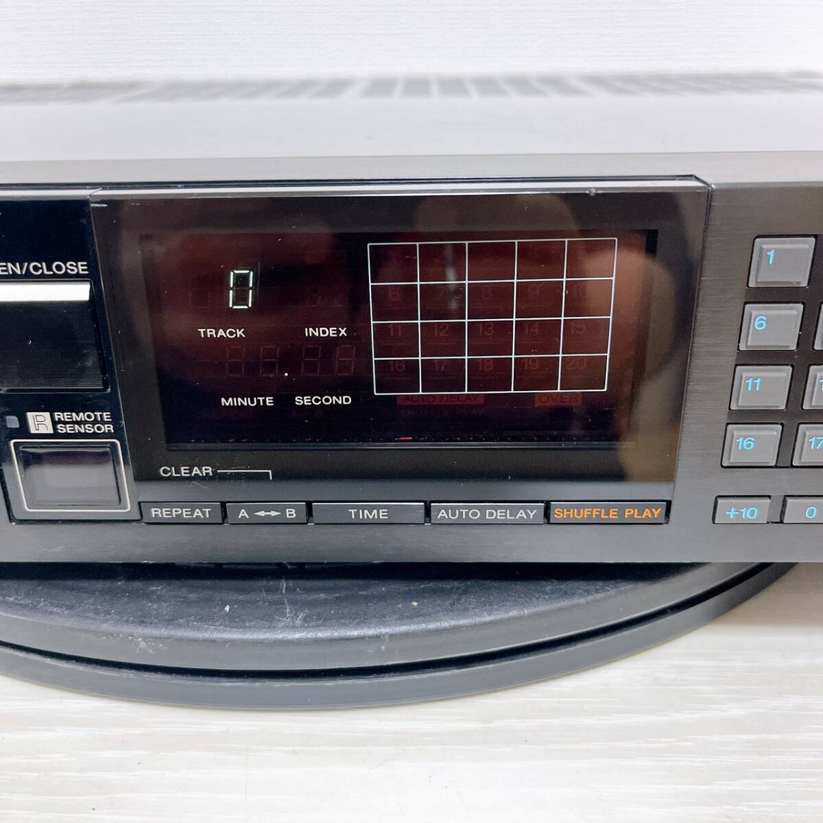 T04405500 SONY CDP-502ES ソニー CDプレーヤー ジャンク CDトレイ開閉OKの画像9