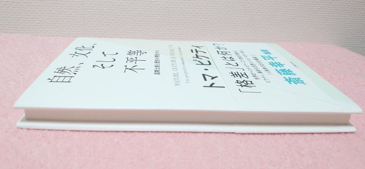 自然、文化、そして不平等　国際比較と歴史の視点から トマ・ピケティ／著　村井章子／訳