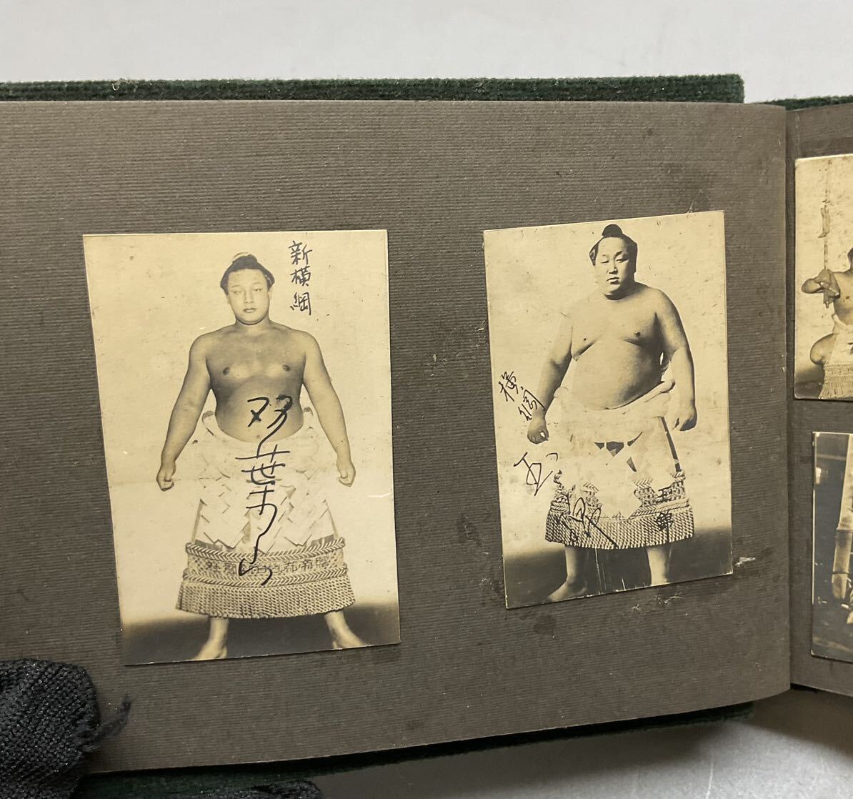 相撲 写真 コレクション アルバム 昭和11年頃 70枚