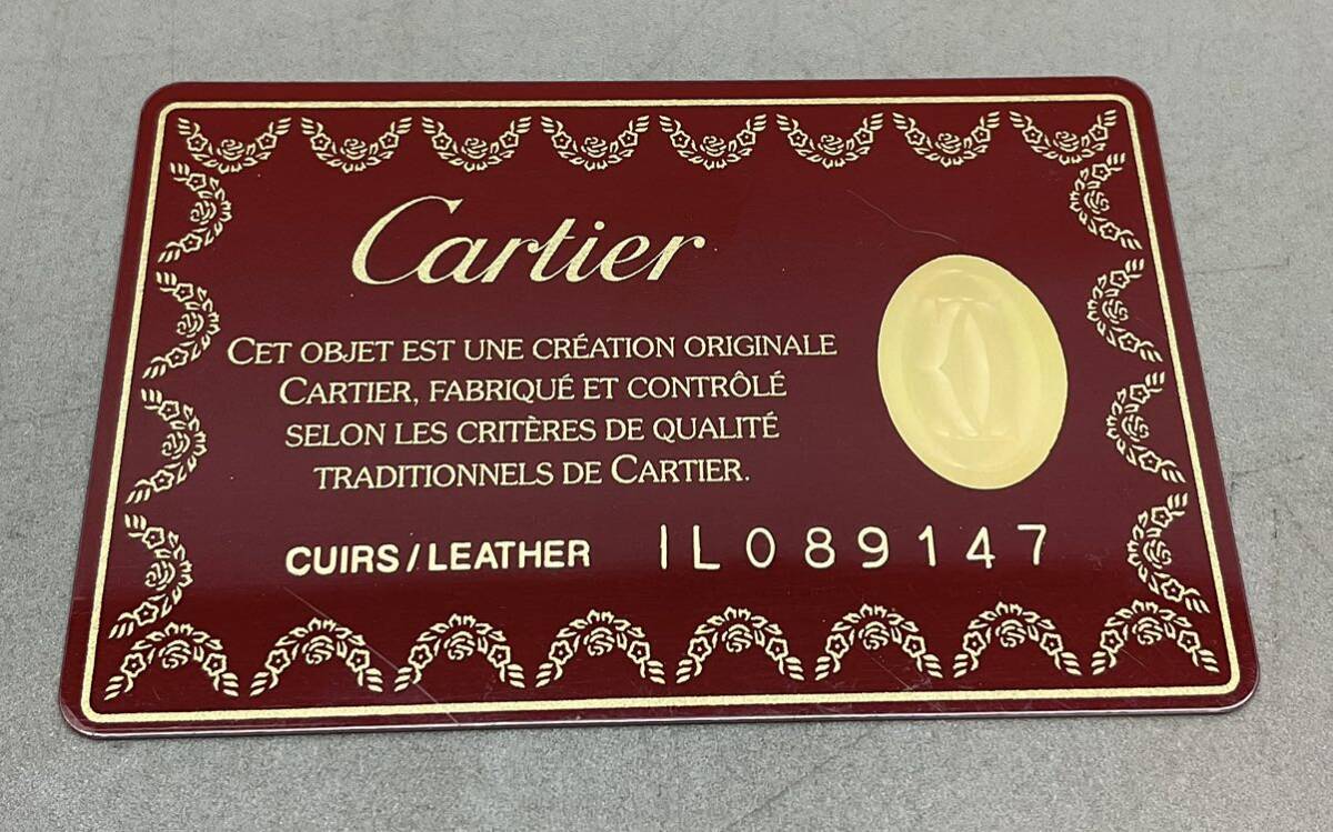 Cartier カルティエ 手帳カバー システム手帳 ブラック メンズ レディースの画像8