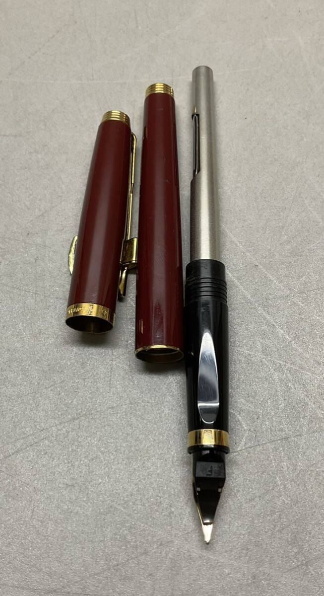 12 PARKER Parker fountain pen 585 pen . stamp equipped stationery 