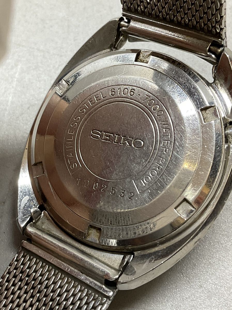 18 SEIKO セイコー5 DX 25石 6106-7000 自動巻き メンズ セイコー _画像5