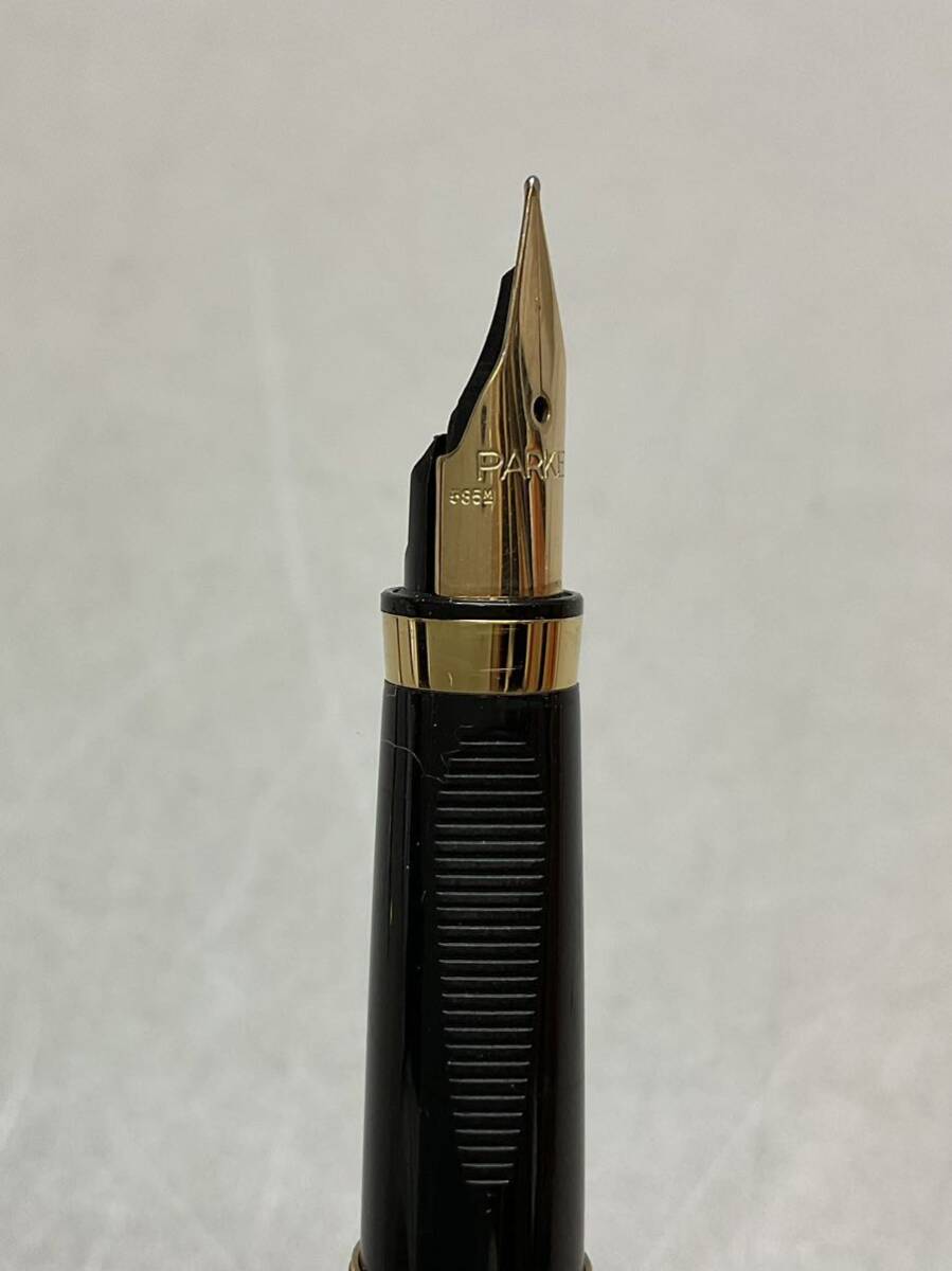 12 PARKER Parker fountain pen 585 pen . stamp equipped stationery 