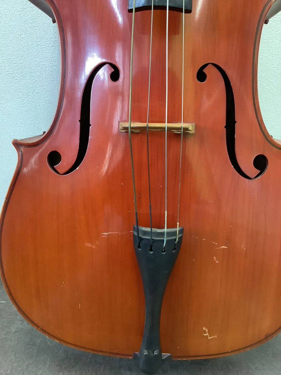 日本製 チェロ SUZUKI VIOLIN cello 4/4 Anno.1974 No.72 鈴木バイオリンの画像5