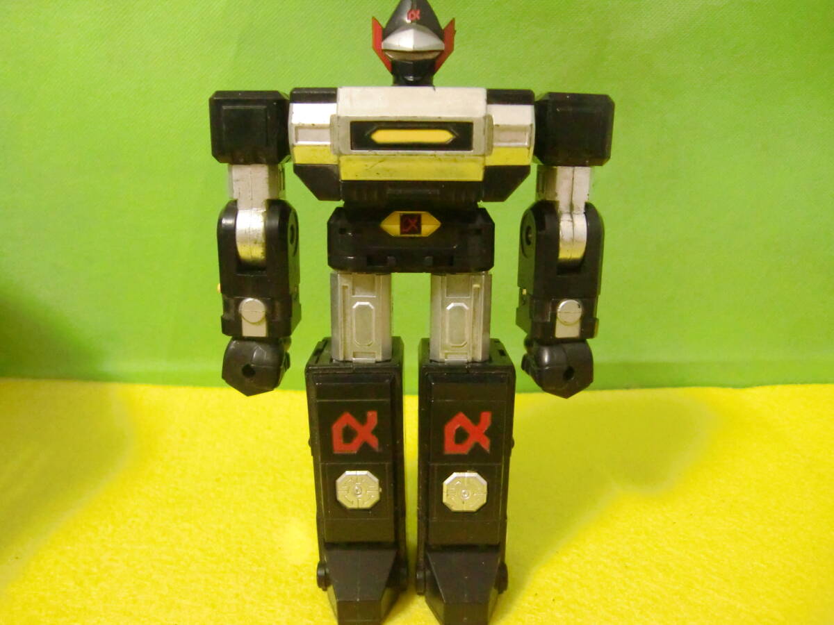  старый товар!1983 год Bandai Chogokin! свет скорость электро- бог aru Vegas робот 3 body! коробка нет! детали нехватка!!