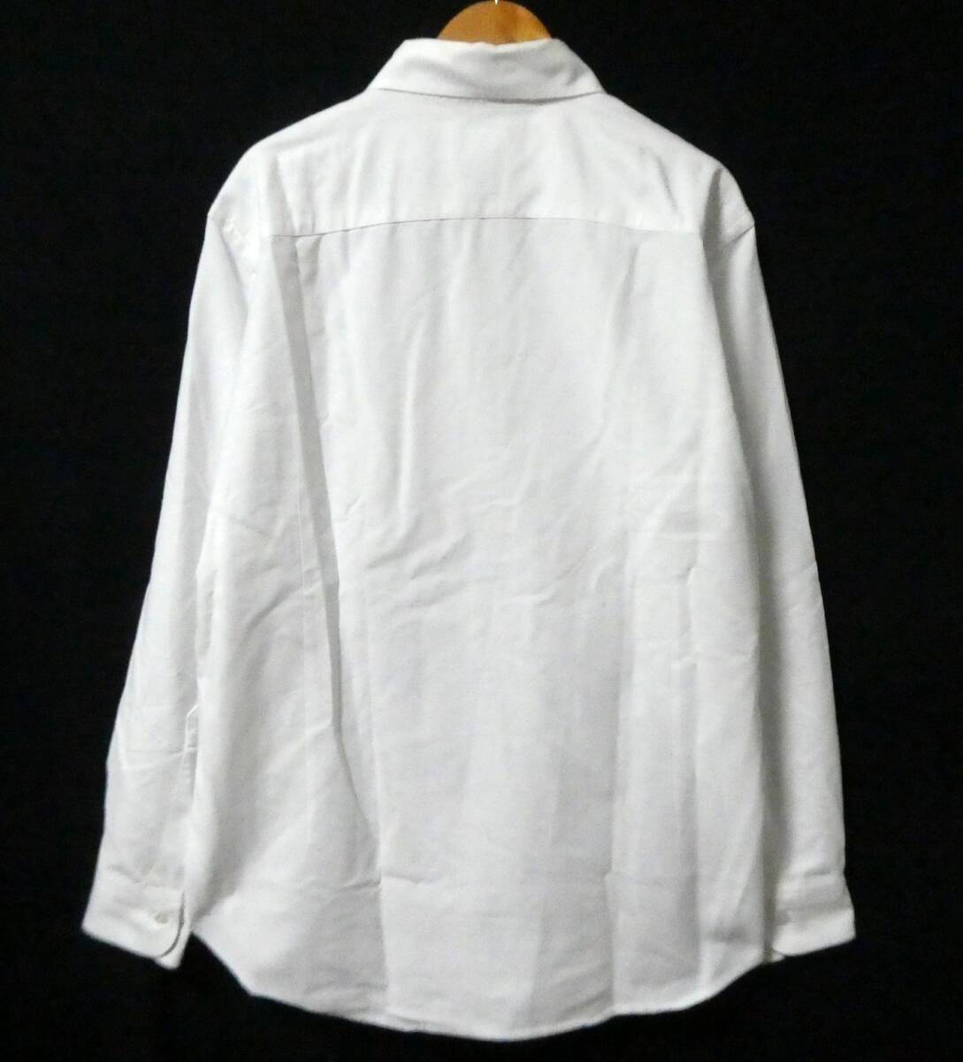 米国製 美品 Brooks Brothers ブルックスブラザーズ MILANO FIT MADE IN USA White ミラノ オックスフォードボタンダウンシャツ 32/15.5_画像2