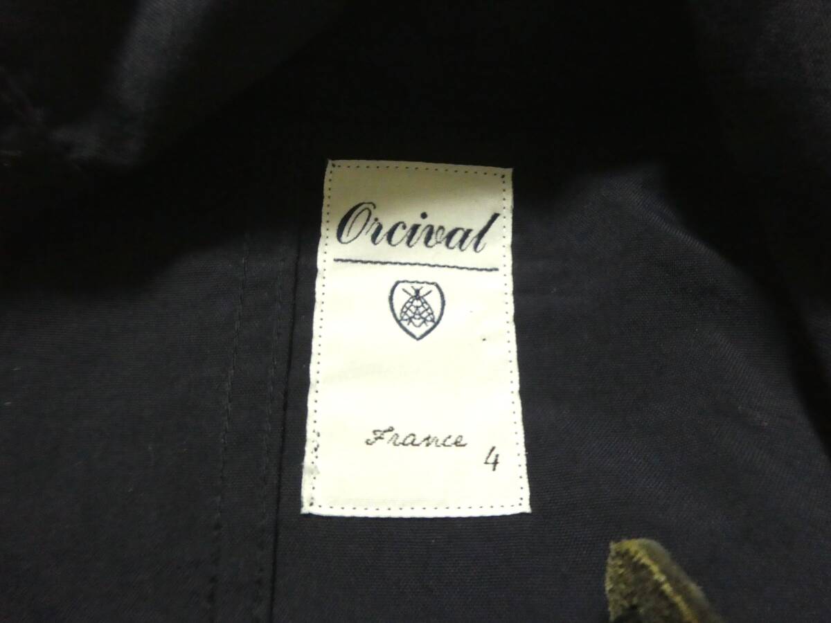 正規品 美品 ORCIVAL オーシバル ナイロン モッズコート 4 紺 ネイビーの画像6