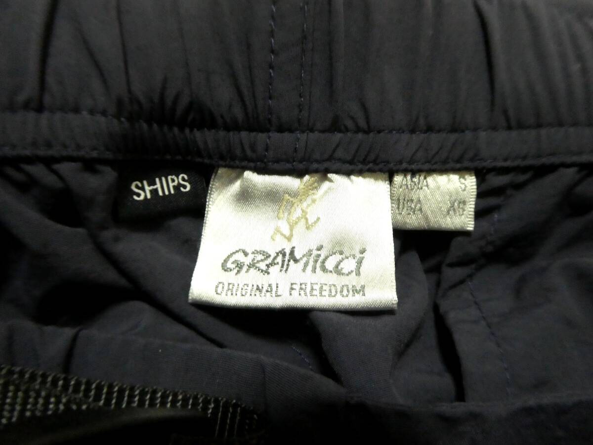 正規品 22SS シップス別注 グラミチ GRAMICCI×SHIPS デュアラブルナイロン パッカブル トラックパンツ クライミングパンツ S GMP-22S2197の画像7