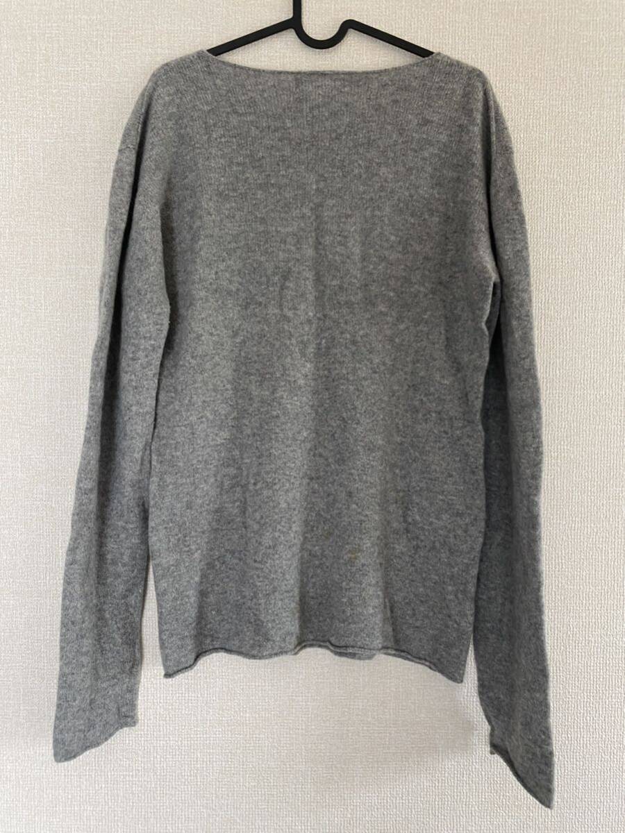 2002 yohji yamamoto pour homme wool kit sweater ヨウジヤマモト ニットセーター y's for men garcons issey 3 sizeLの画像2