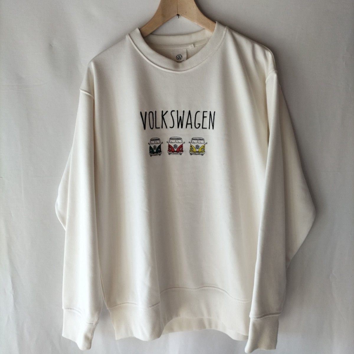 【MCQUEEN】関税込送料無料 スウェット 刺繍ロゴ マックハウス フォルクスワーゲン イラストロゴ刺繍トレーナー