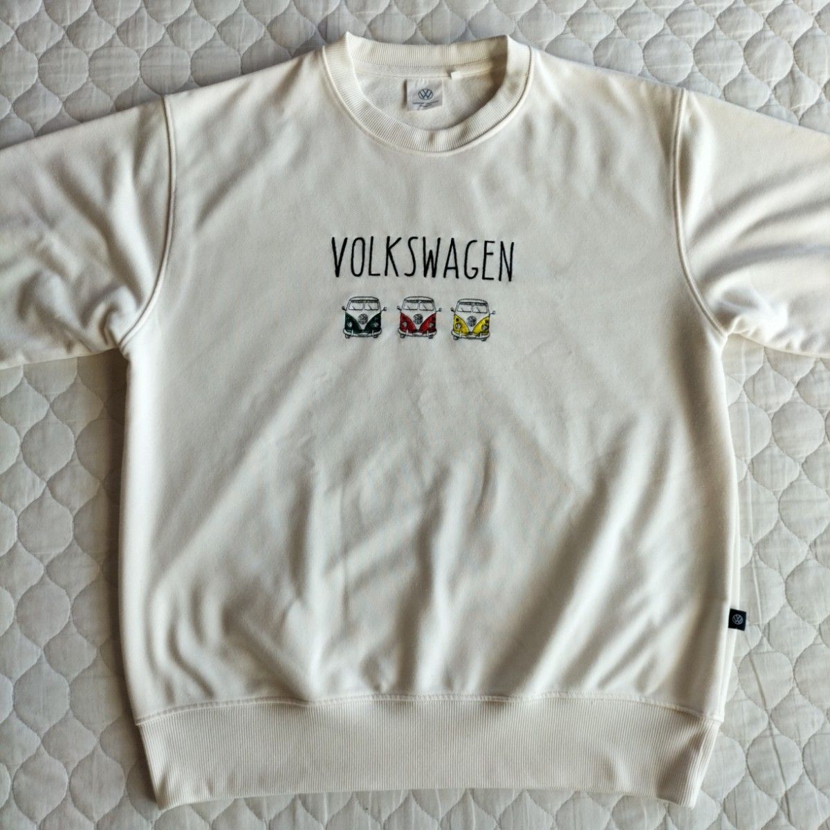 【MCQUEEN】関税込送料無料 スウェット 刺繍ロゴ マックハウス フォルクスワーゲン イラストロゴ刺繍トレーナー