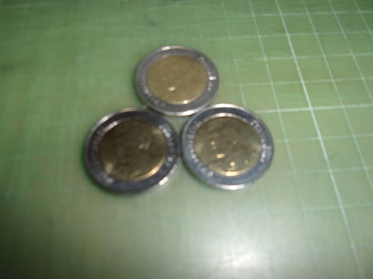 タイ10バーツ硬貨×3枚（2021年）_画像2