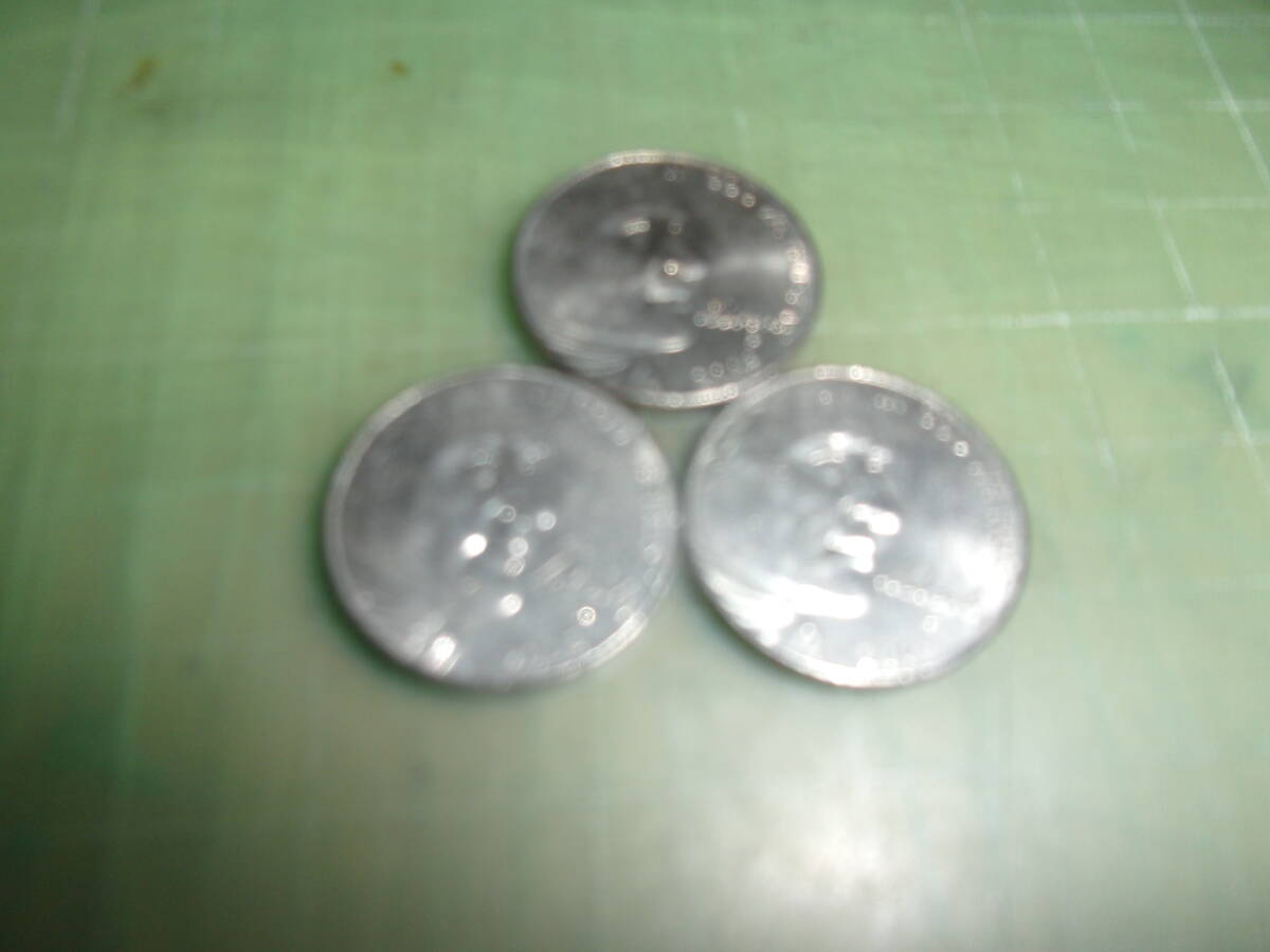 アメリカ5セント硬貨×3枚（2005年Ｐ）_画像2