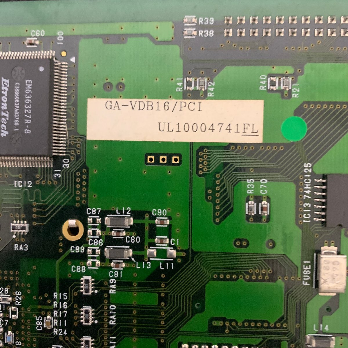 K946 IODATA GA-VDB16/PCI-1 ドライバーディスク付 メンテナンス、動作確認済の画像4