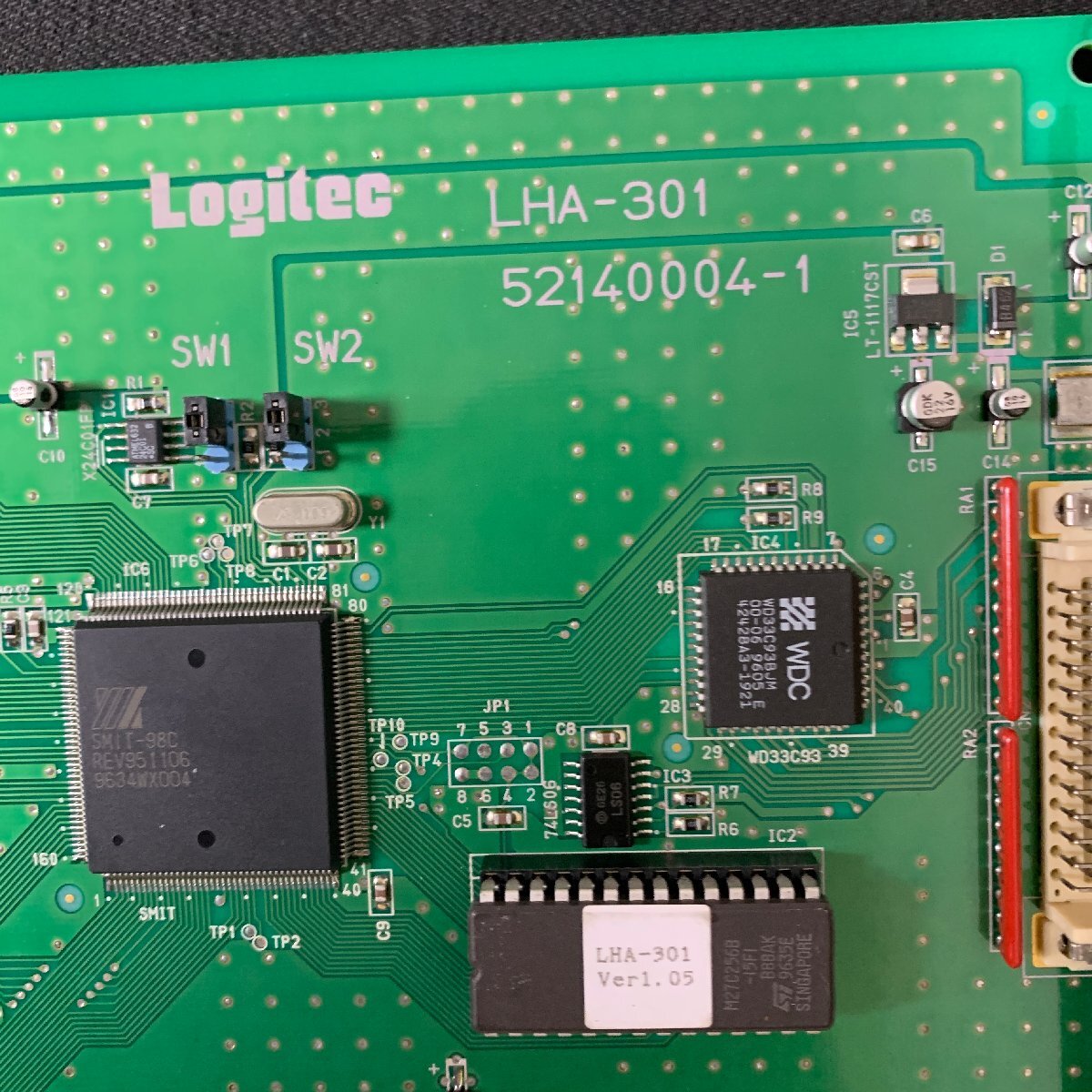 L008 Logitec LHA-301 SCSIボード ドライバーディスク付属 動作確認済の画像3
