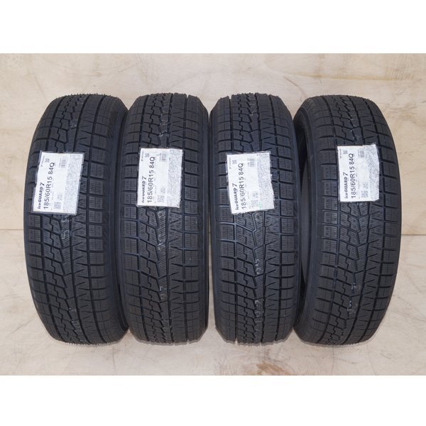 4本セット 中古 未使用 スタッドレスタイヤ ヨコハマ アイスガード セブン YOKOHAMA iceGUARD 7 iG70 185/60R15 84Q 即決 送料込\38,400_画像1