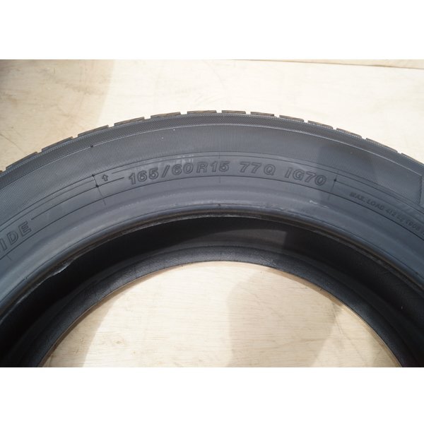 中古 未使用 スタッドレスタイヤ ヨコハマ アイスガード セブン YOKOHAMA iceGUARD 7 iG70 165/60R15 77Q 即決 2本の場合送料込\16,300_画像2